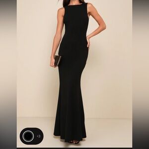 Lulu’s Black Maxi Dress